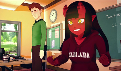 Selling off his soul and cock to a Hentai devil