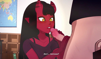 Selling off his soul and cock to a Hentai devil