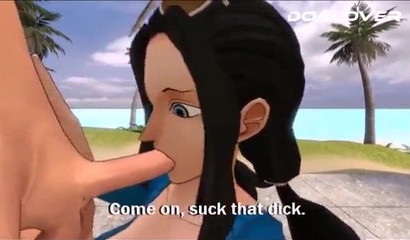 The way that Nico Robin pounds Cat Burglar Nami sweet pussy