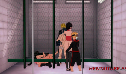 Uncensored orgy with Sakura Haruno and Hinata Hyuga