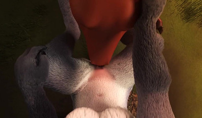 Only huge dragon dick can make furry cunts cum in these woods