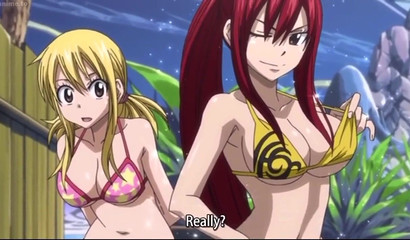 You won't last until the end watching Erza Scarlet orgasm