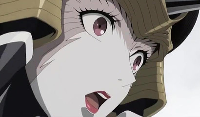 Busty blonde anime hottie banged during battle