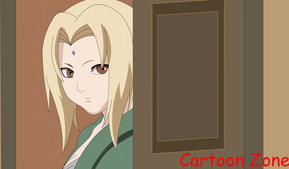 Busty anime blonde Tsunade pounded hard in missionary