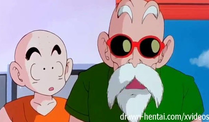 Slutty Bulma gets double dicked down on the couch