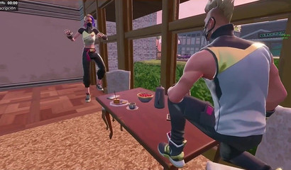 Handsome 3D Drift takes curvy Catalyst from behind