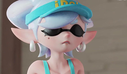 Cartoon slut and a dick as big as her butt - uncensored Hentai