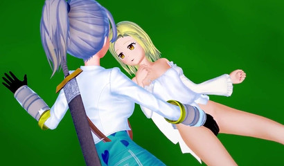 Elaine Fairy squirting all over her lesbian friend