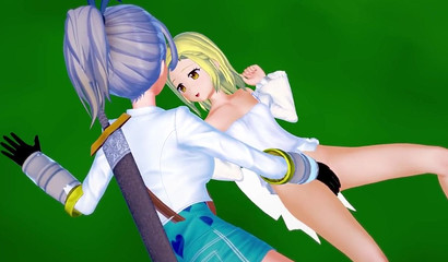 Elaine Fairy squirting all over her lesbian friend