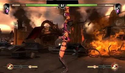 Mortal kombat 9 presenting a nude body of raunchy Mileena