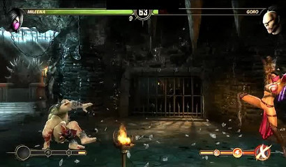 Mortal kombat 9 presenting a nude body of raunchy Mileena