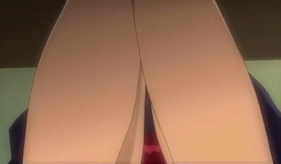 Exhibitionist Anime teen and her bouncy hooters