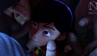 Blowbang as a dream come true for Violet Parr