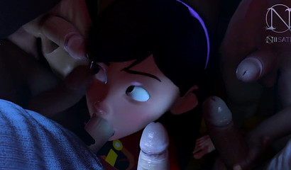 Blowbang as a dream come true for Violet Parr