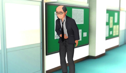 The principal terrorized Netorare Akiba's fuck hole