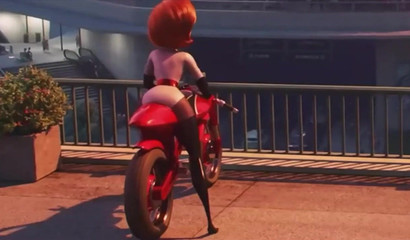 No one can stop staring at Elastigirl's incredible fat booty