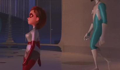 No one can stop staring at Elastigirl's incredible fat booty