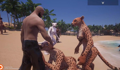 Wild life with a notorious cheetah skank in action