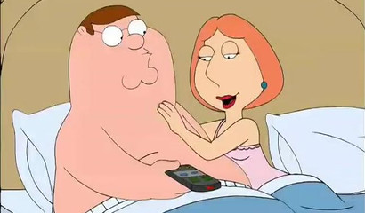 Peter fulfilling his marriage duties as the family guy