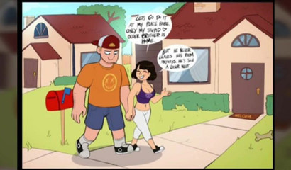 Oops the trannie babe accidentally sat on a massive thing