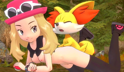 Pokemon Serena would open up her holes to anyone