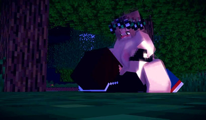 Minecraft Cerena loves the sound of balls slapping her