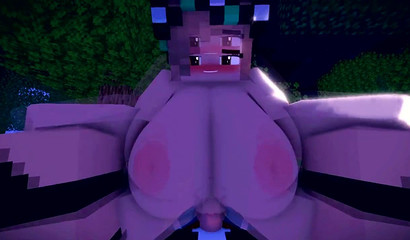 Minecraft Cerena loves the sound of balls slapping her