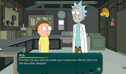 Rick and Morty are cooking up something really hot