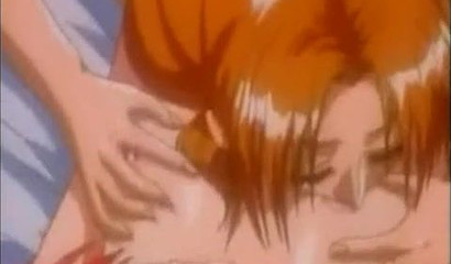 The sticky cunts of Yuri hentai sluts with a messy ending