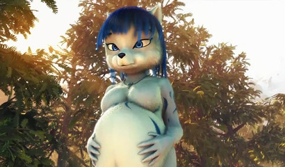 Furry vore swallowing her new plaything to fill the belly