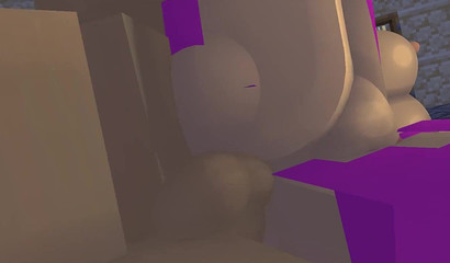 Witnessing Minecraft Jenny transformation into a lustful hoe