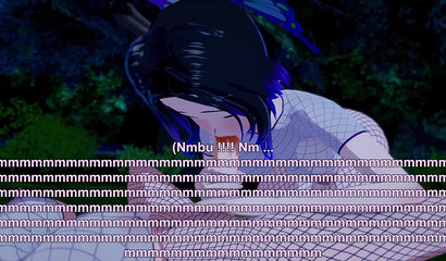 Demon Slayer futanari collision Kanae vs Shinobu