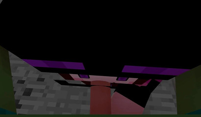POV 3D Endie sucks off your big Minecraft hose