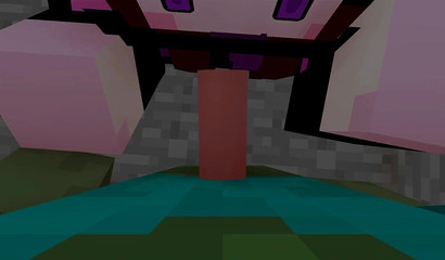 POV 3D Endie sucks off your big Minecraft hose