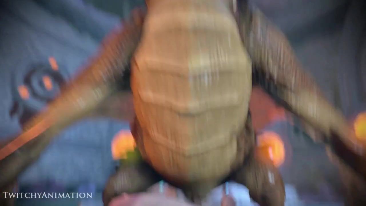 POV 3D小龙女需要在她的阴部进行精液抛光