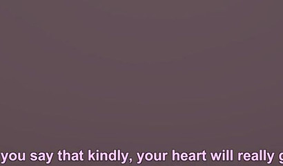 Sweet blonde anime school riding cock on the train