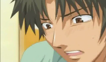 He makes a moaning mess out of his anime boyfriend