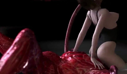 Only a monster could make this 3D chick cum so hard