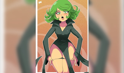 Tatsumaki and Fubuki take huge amounts of spunk
