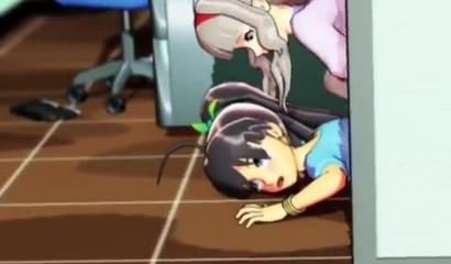 3D genderbender takes anime chick to orgasm