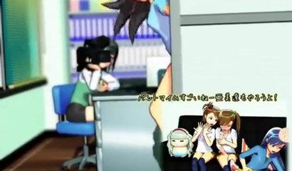 3D genderbender takes anime chick to orgasm