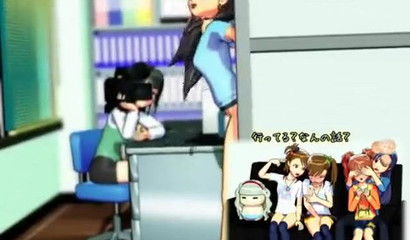 3D genderbender takes anime chick to orgasm