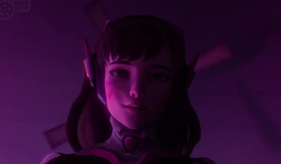 Horny 3D Overwatch hottie D.Va drilled in missionary