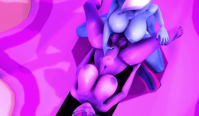 Curvaceous My Little Pony 3D sluts scissoring