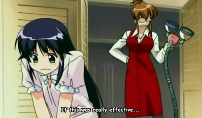 Machine makes tiny tits expand beyond measure