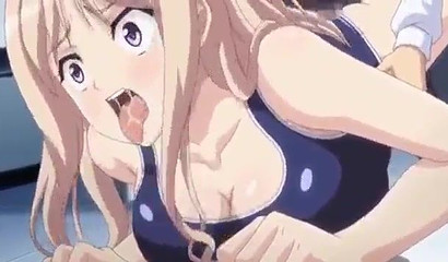 Delicious anime teen forced fucked by the pool