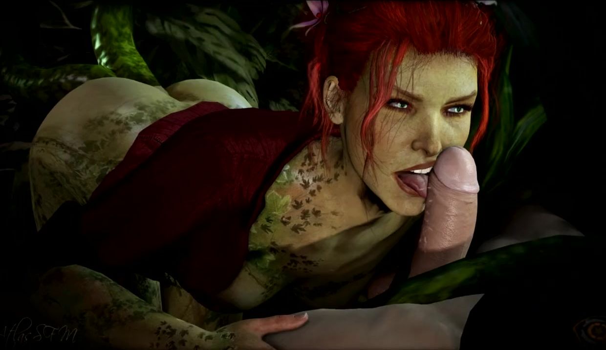 Batman Arkham Ivy Porn - Curvy 3D redhead Poison Ivy makes multiple dick cum
