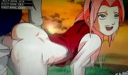 Sakura rewards Sasuke with her cunt after saving her