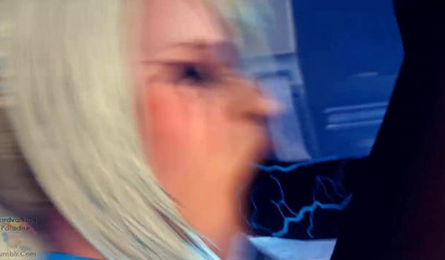 3D Samus Aran hosts huge alien dicks