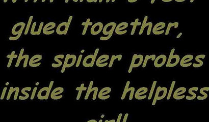 Fit 3D lesbian captured and ingested by a big spider